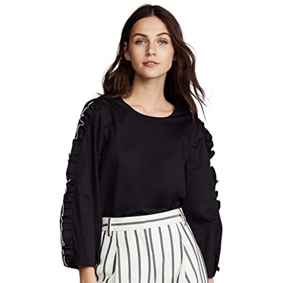 Tibi Spectator Ruffle Top - Picture 2 of 11